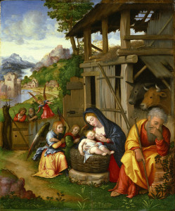 Die Geburt Christi - Lorenzo Leonbruno da Mantova, ca. 1515